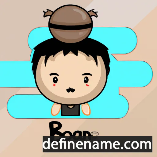 cartoon of the name Boann