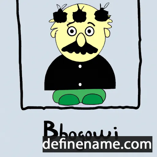 cartoon of the name Bogusław