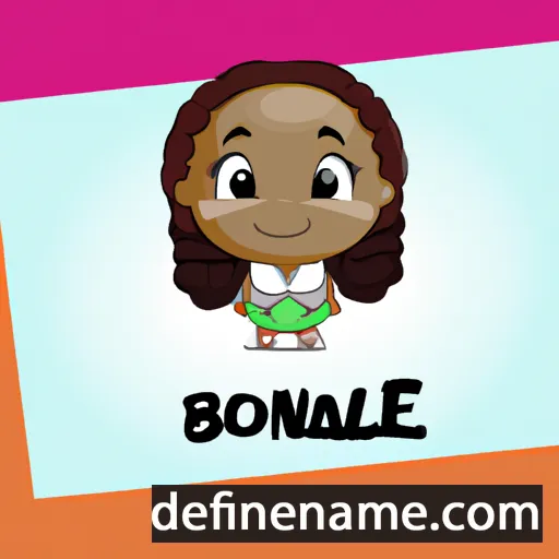 cartoon of the name Bolanle