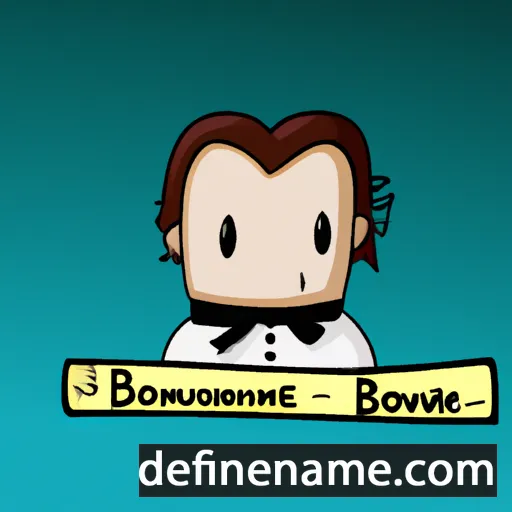 cartoon of the name Bonaventure