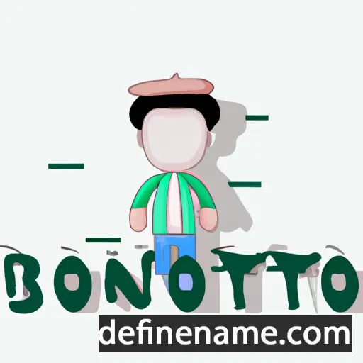 cartoon of the name Bonifácio