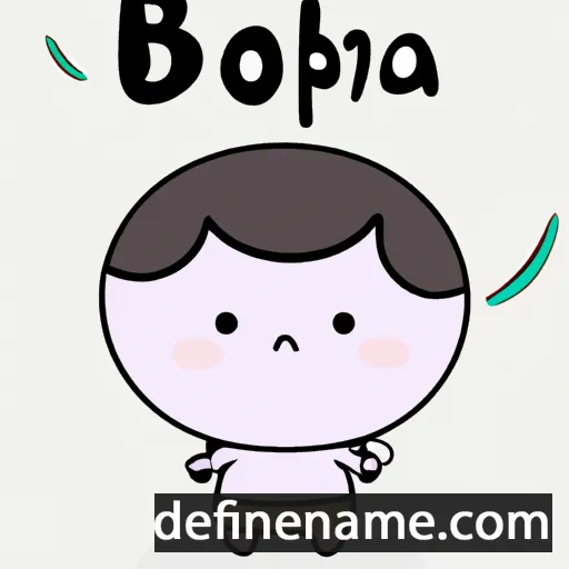 Bopha cartoon