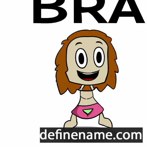 cartoon of the name Bora