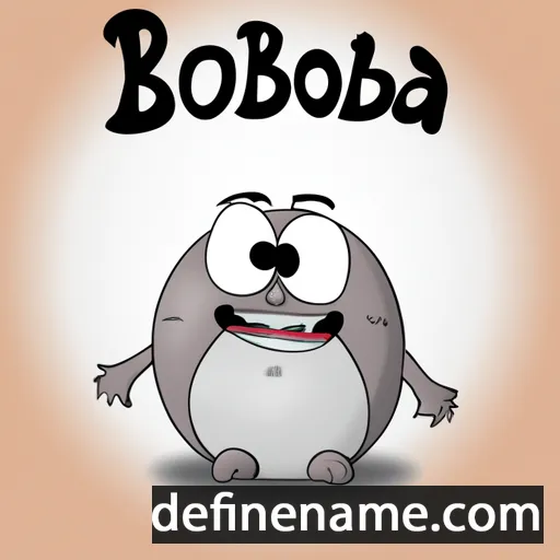 cartoon of the name Borbála