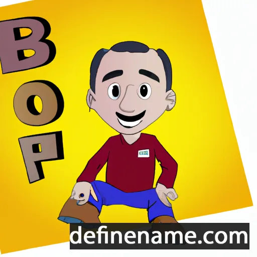 cartoon of the name Borja