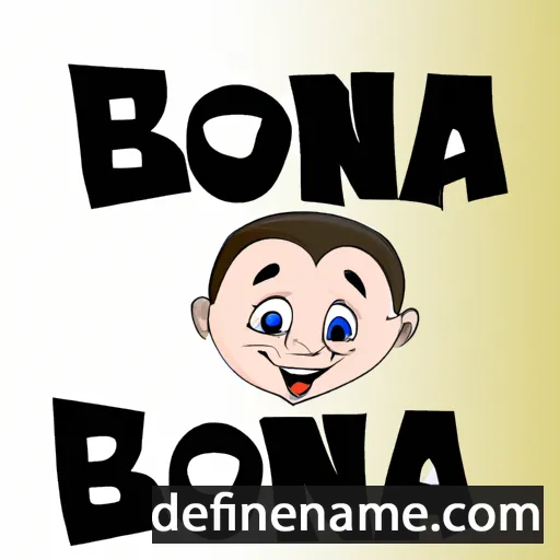 cartoon of the name Borna