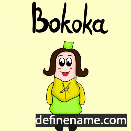 cartoon of the name Boróka