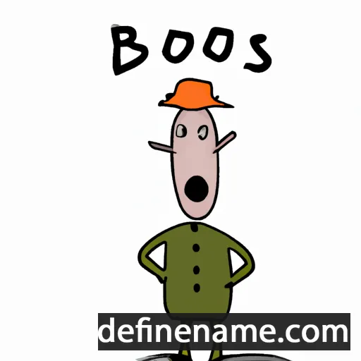 cartoon of the name Bors