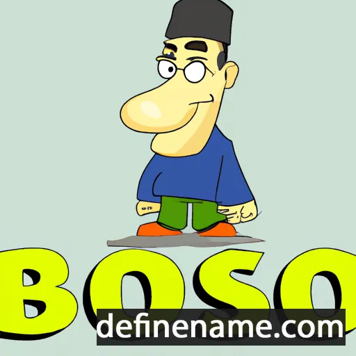 cartoon of the name Boško