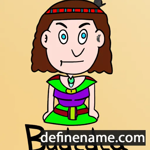 cartoon of the name Boudicca