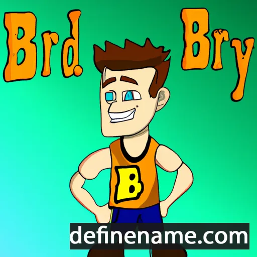 cartoon of the name Brady