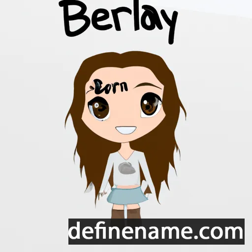 cartoon of the name Braelyn