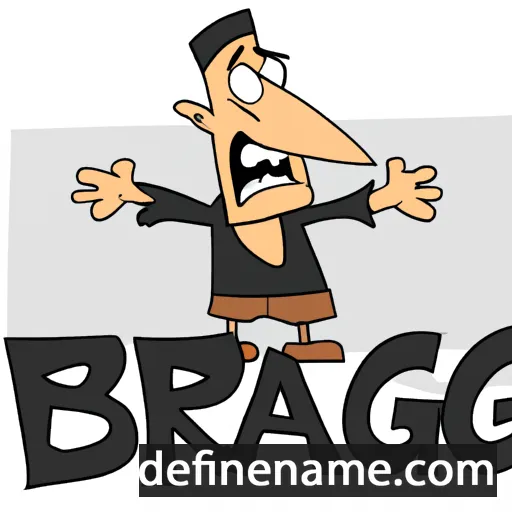 cartoon of the name Bragi