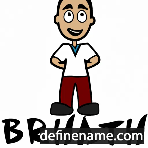 cartoon of the name Braith