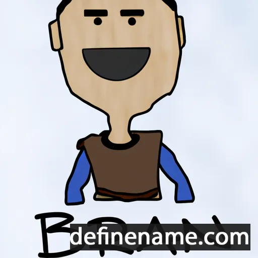 cartoon of the name Brajan