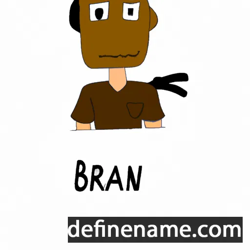 cartoon of the name Bran