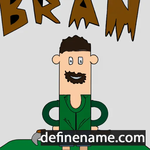 cartoon of the name Bran