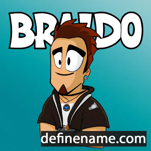 cartoon of the name Brando