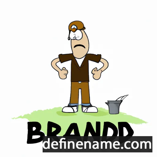 cartoon of the name Brandt