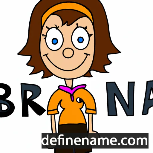 cartoon of the name Branka