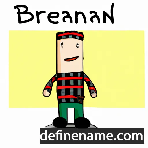 cartoon of the name Breandán