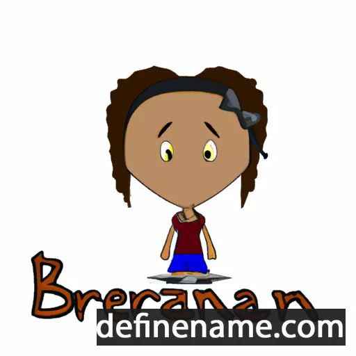 cartoon of the name Breanna