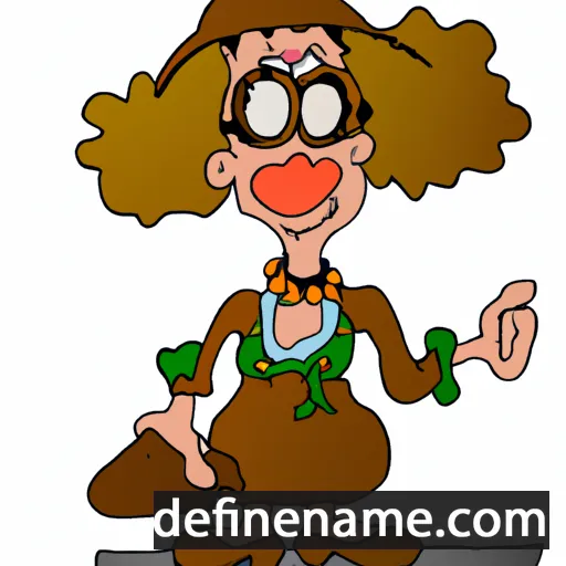 cartoon of the name Brechtje