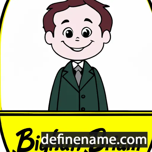 cartoon of the name Brigham