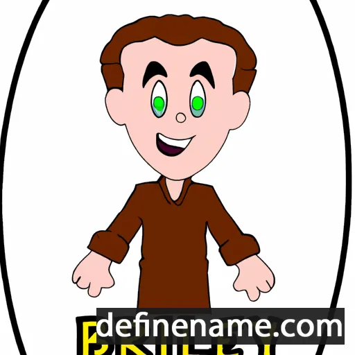 cartoon of the name Briley