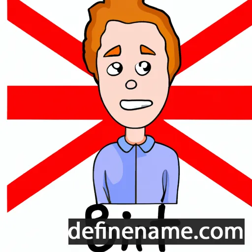 cartoon of the name Brit