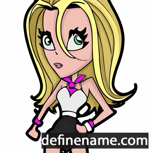 cartoon of the name Britney