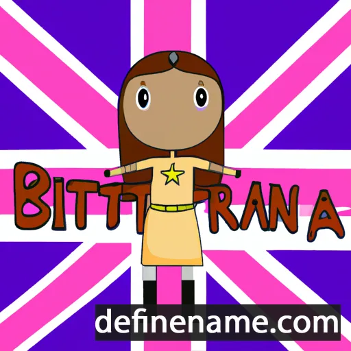 cartoon of the name Brittania