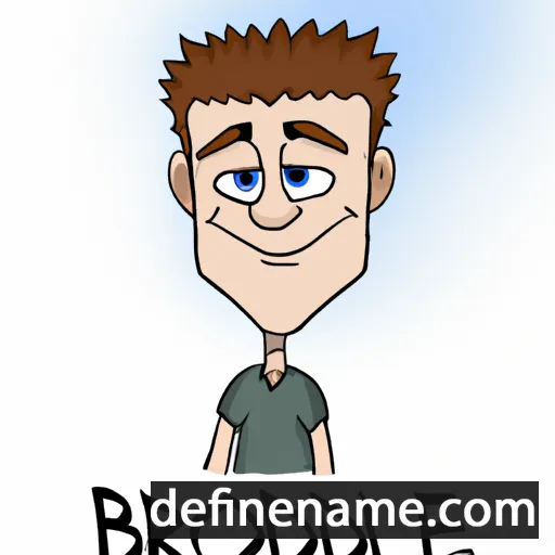 cartoon of the name Brodie