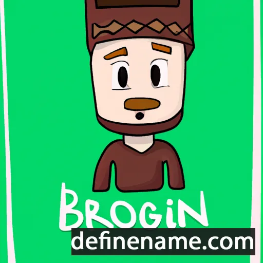 cartoon of the name Brogán