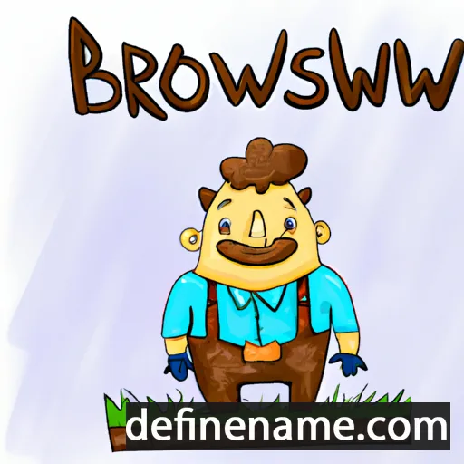 Bronisław cartoon