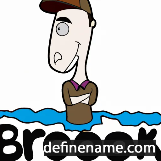 cartoon of the name Brook