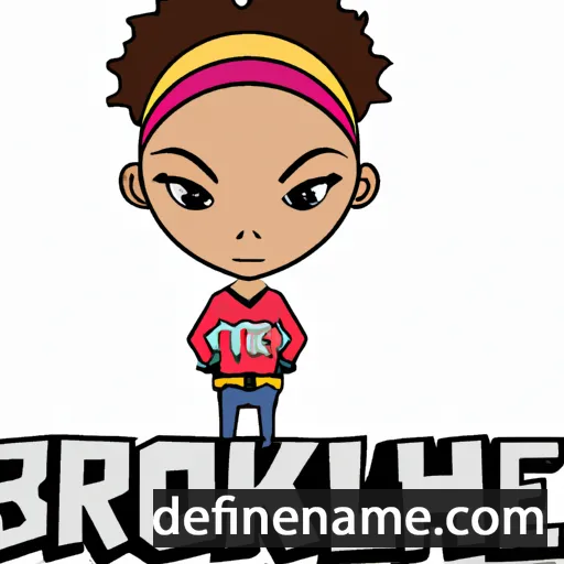 cartoon of the name Brooklyn