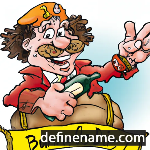 cartoon of the name Brunello