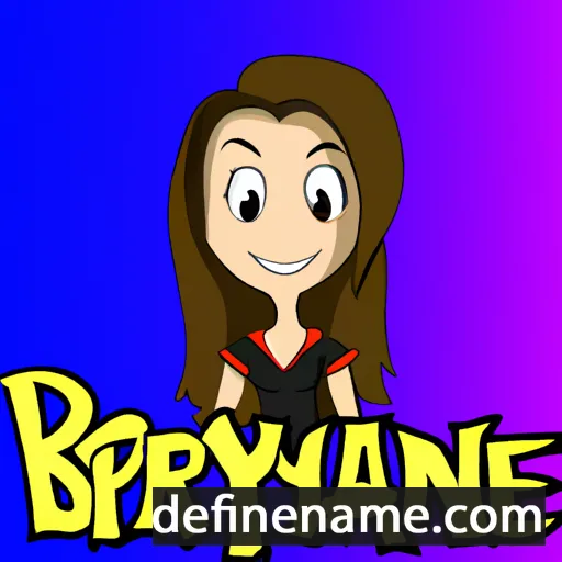 cartoon of the name Bryanne