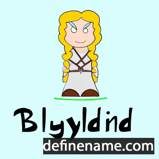 cartoon of the name Brynhild