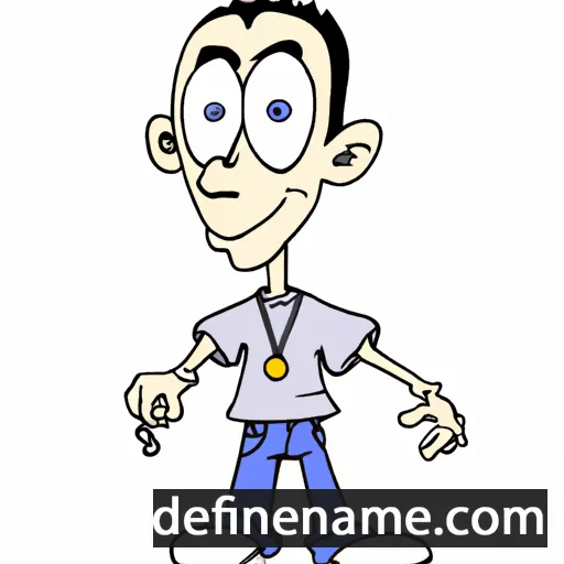 cartoon of the name Bryon