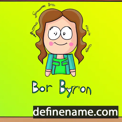 cartoon of the name Bryony