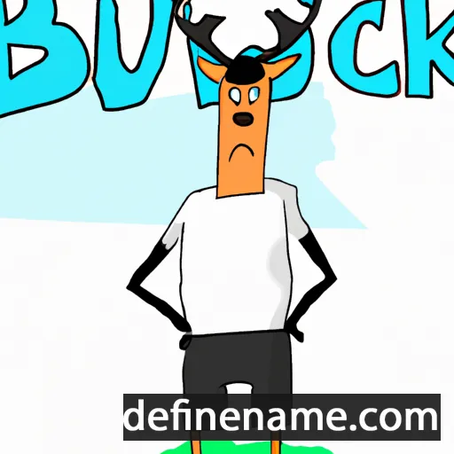 cartoon of the name Buck