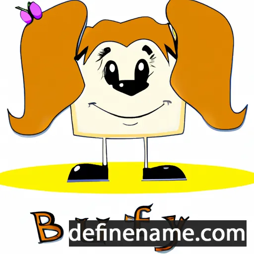 cartoon of the name Buffy