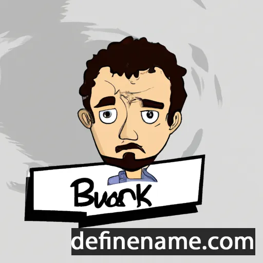 cartoon of the name Burak