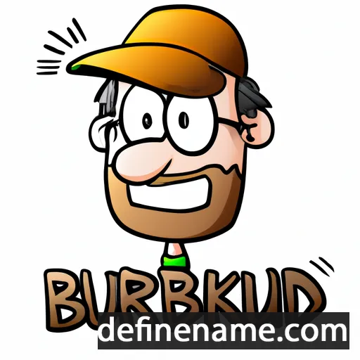 cartoon of the name Burkhard