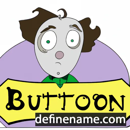 cartoon of the name Burton