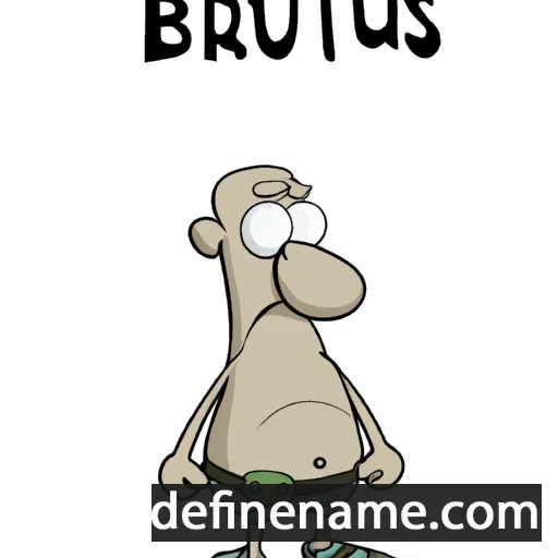 cartoon of the name Butrus