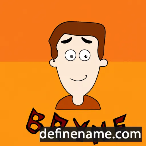 cartoon of the name Byrne