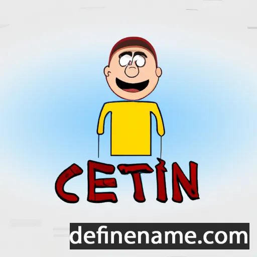 cartoon of the name Çetin